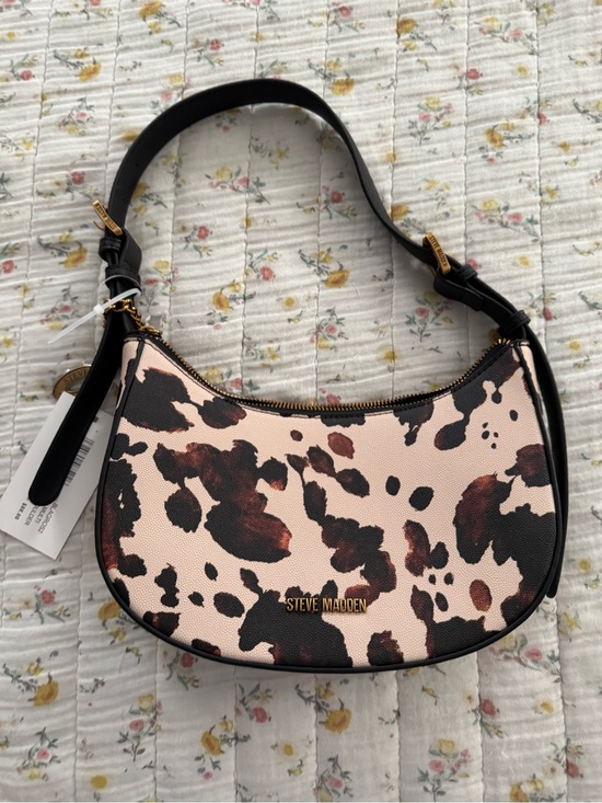 Steve Madden Handbags - Steve Madden Cow Print Shoulder Bag NWT